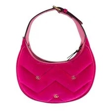 Auth Gucci GG Marmont Half Moon / - z8355 3