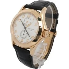 Patek Philippe Travel Time 37mm 18k Yellow Gold White Dial 5134J 2