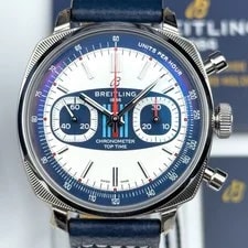 2026 Breitling Top Time B01 Martini Racing AB0177 38mm Blue Dial Full Set L.E 2
