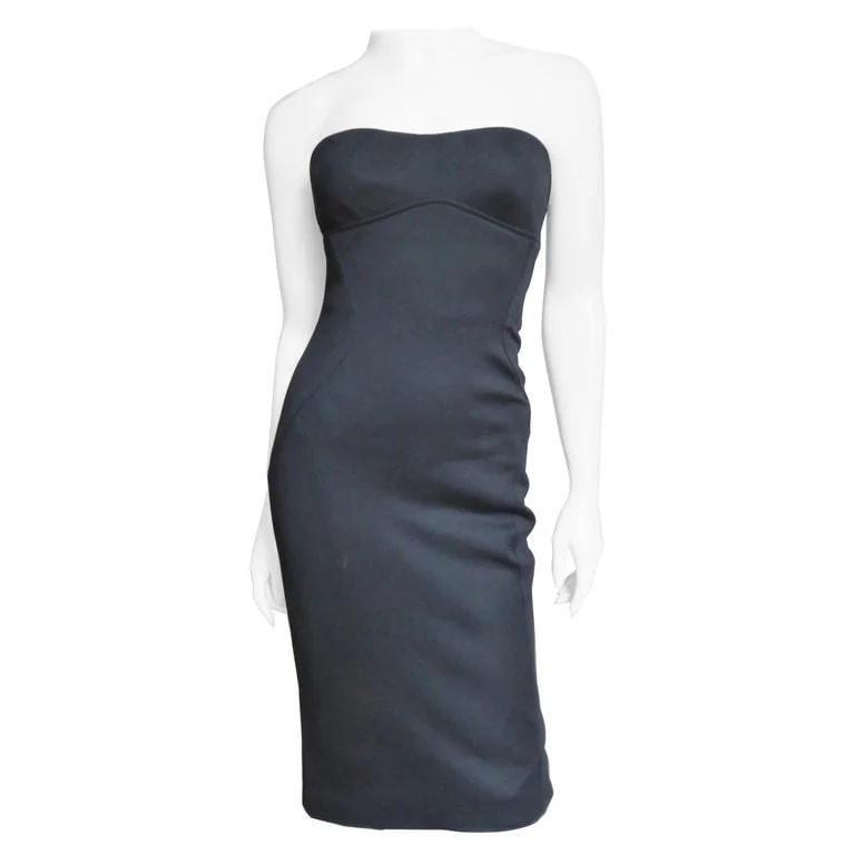 Gianni Versace, Gianni Versace Couture — Gianni Versace New Strapless Lace Up Dress — Clothing — resale