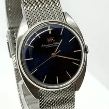 IWC Schaffhausen — IWC Schaffhausen +58 S/d Navy Silver Manual Winding Working Auth — Watch — resale