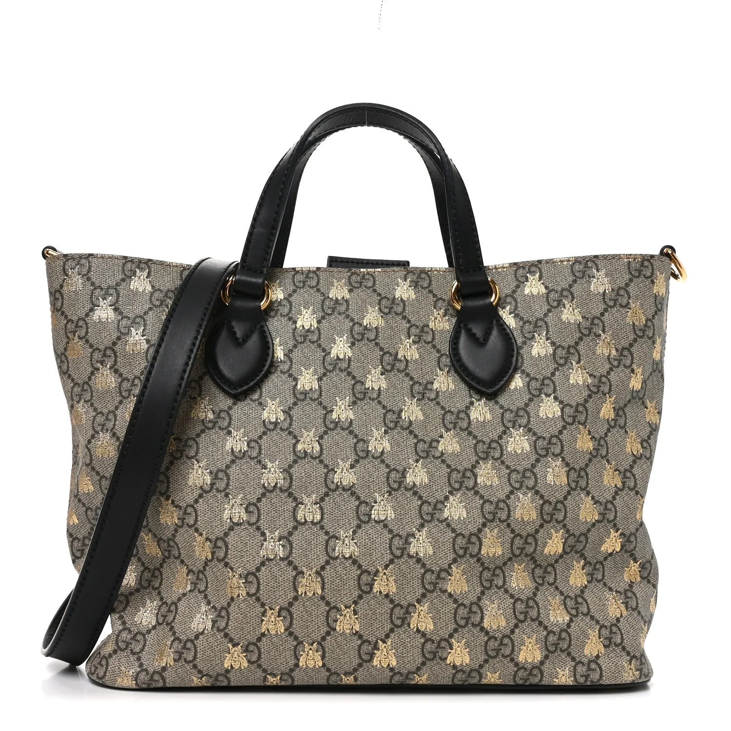 Gucci — Soft Bees Small Crossbody Oro — Handbag — resale