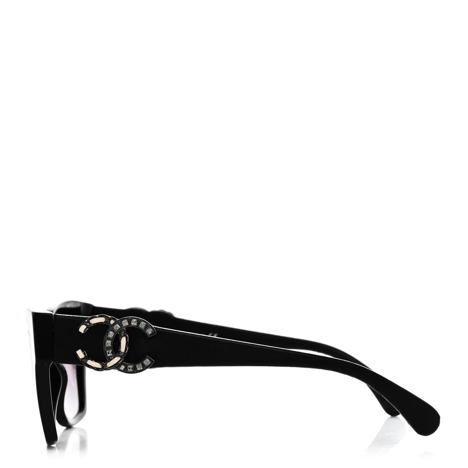 Acetate Square Cat Eye CC Sunglasses 5456 Q B 3