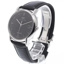 IWC — IWC Portofino IW353313 38mm SS Black #C6498 — Watch — resale