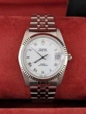 Tudor — Tudor Prince Date 18K White Gold 74034. Box & Manual. Clean — Watch — resale