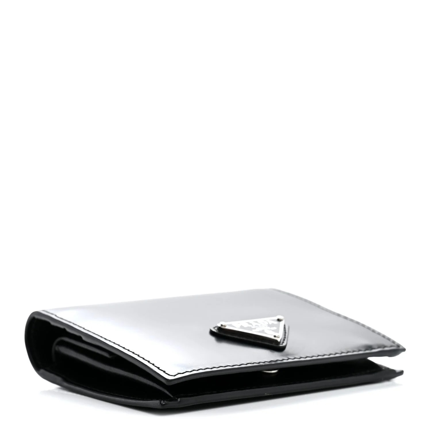 Brushed Small Triangle Bi-Fold Wallet 4