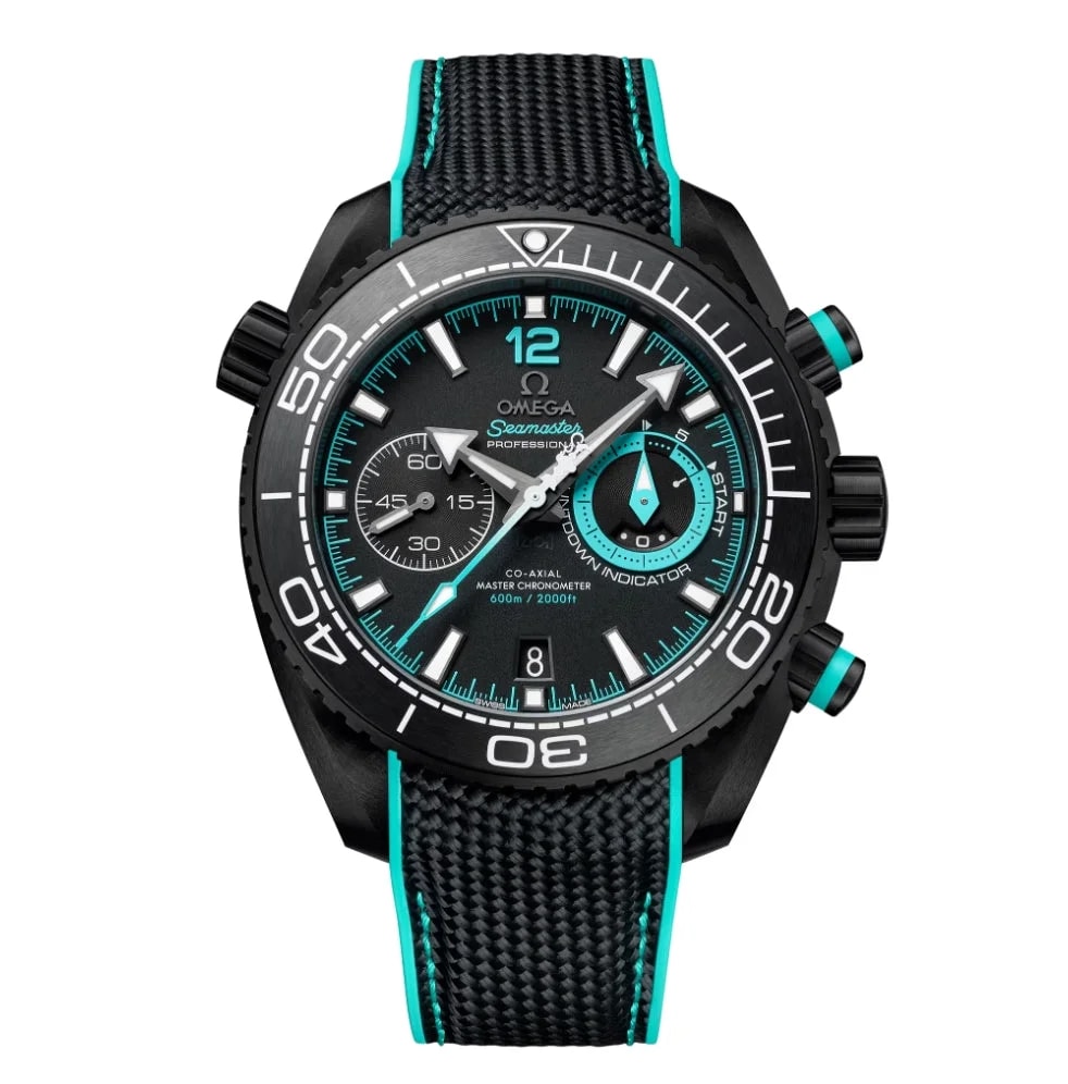 Worldofluxuryus — Omega Seamaster Planeta Ocean Chronograph Black Ceramic — Watch — resale