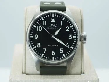 IWC — IWC BIG Pilot 43MM Black Dial IW329301 Extra Strap Warranty — Watch — resale