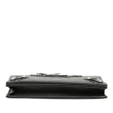 Balenciaga Metal Plate City Wallet on Chain 3