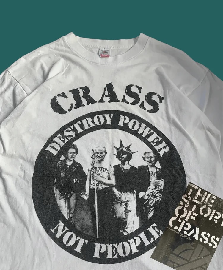 Crass Punk Band Tee — streetwear — resale