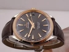 Omega Seamaster Aqua Terra Co-axial Box&papers '2023 18KT Rose Gold Bezel 2