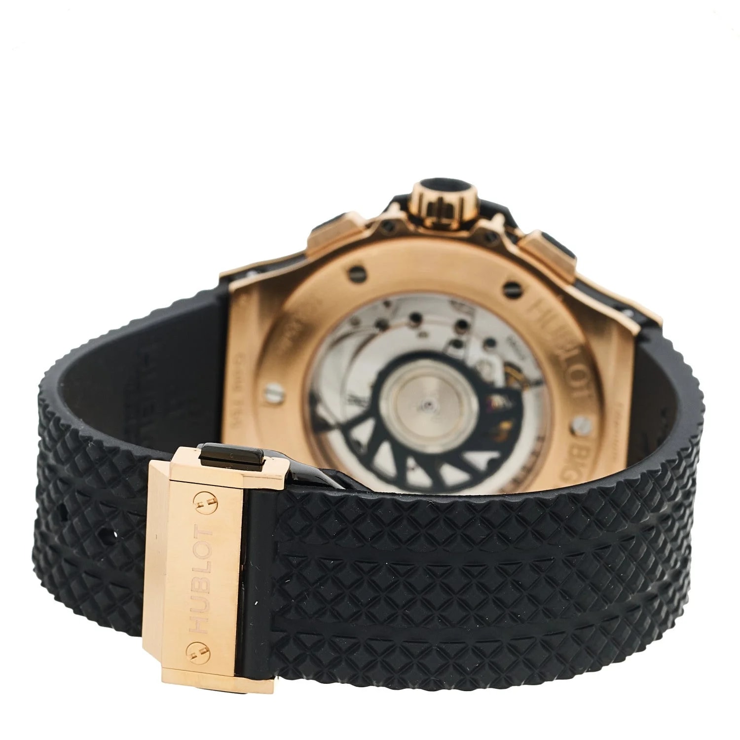 18K Rose Gold Rubber 41mm Big Bang Automatic Black 341.PX.130.RX 3