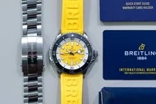 Breitling Superocean Automatic 46mm Yellow Dial A173781A1L1A1 2