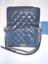 Chanel Boy (Old Medium) Flap RHW Entrupy COA Box 4