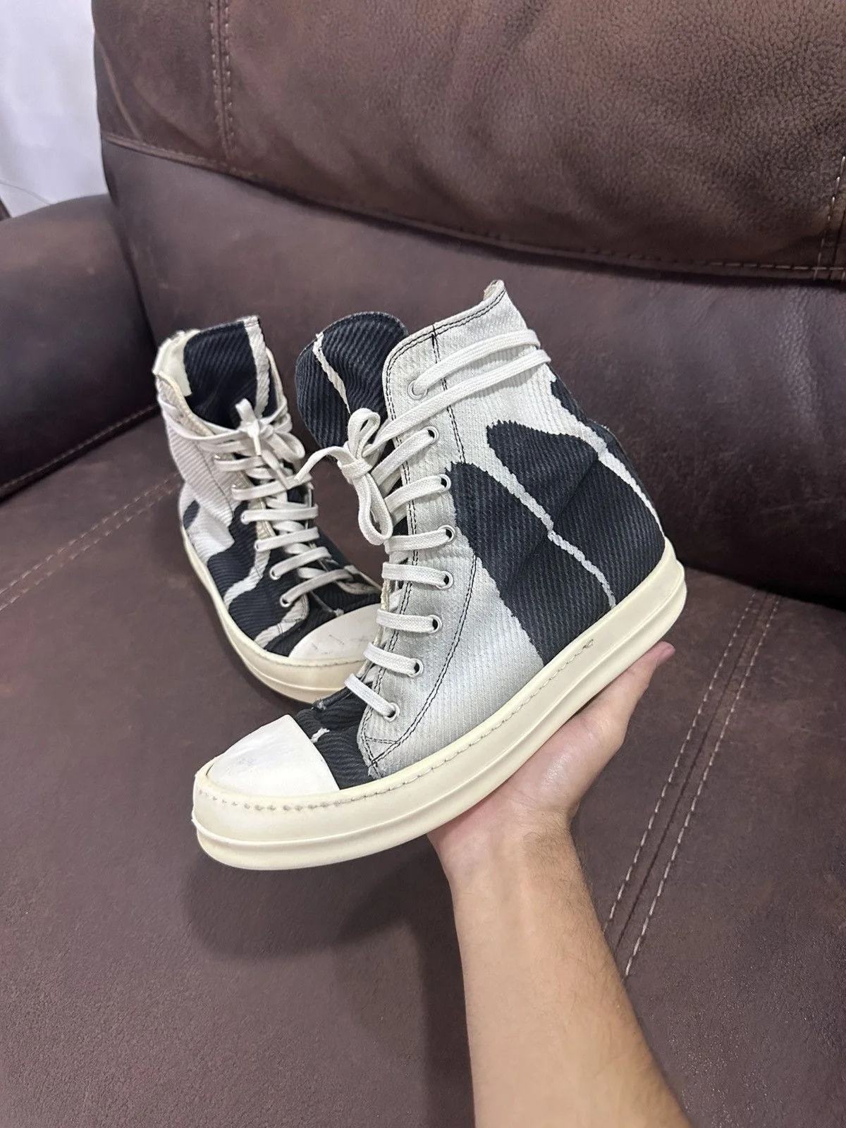 Rick Owens DRKSHDW — Rick Owens Drkshdw Mastodon Bleach Vomit Ramone — Sneaker — resale