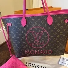 Louis Vuitton — Limited Edition Monaco Louis Vuitton Neverfull Destination — Handbag — resale