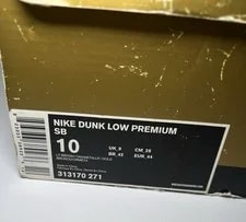 Size 10 Nike SB Dunk Low Guitar Case / Gibson 313170-271 3