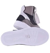 Dolce & Gabbana Polka Dot High-Top Sports Shoes / 39.5 US 3