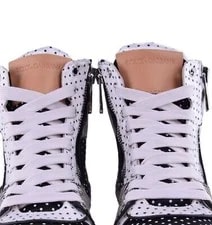 Dolce & Gabbana Polka Dot High-Top Sports Shoes / 39.5 US 4