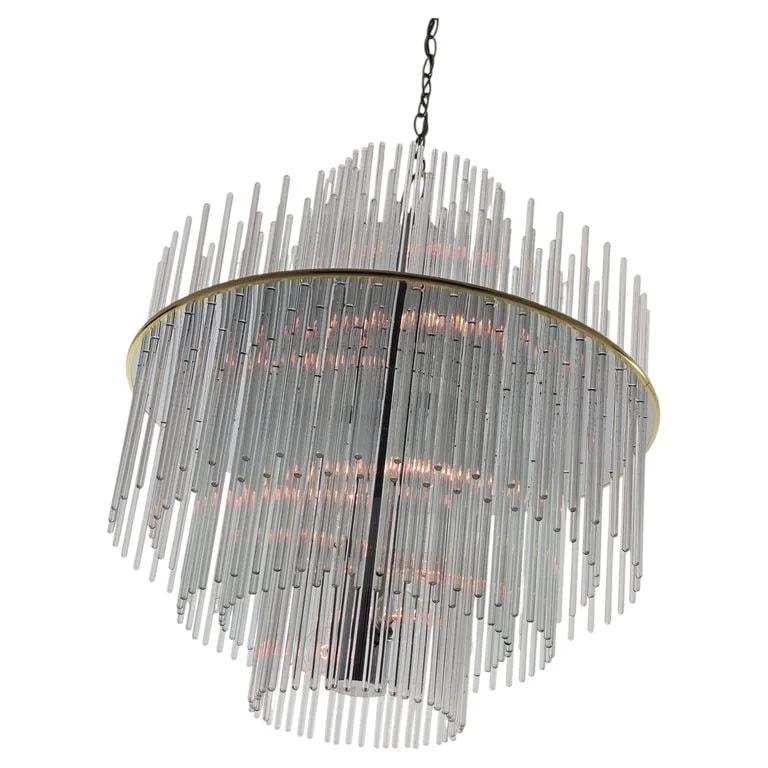 Gaetano Sciolari, Sciolari Lighting — 1970s Largest Sciolari Rod With 8 , Italy — lighting — resale