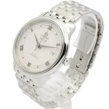 Omega — Omega de Ville Prestige , Stainless Steel, White, 424 10 37 20 04 001 — Watch — resale