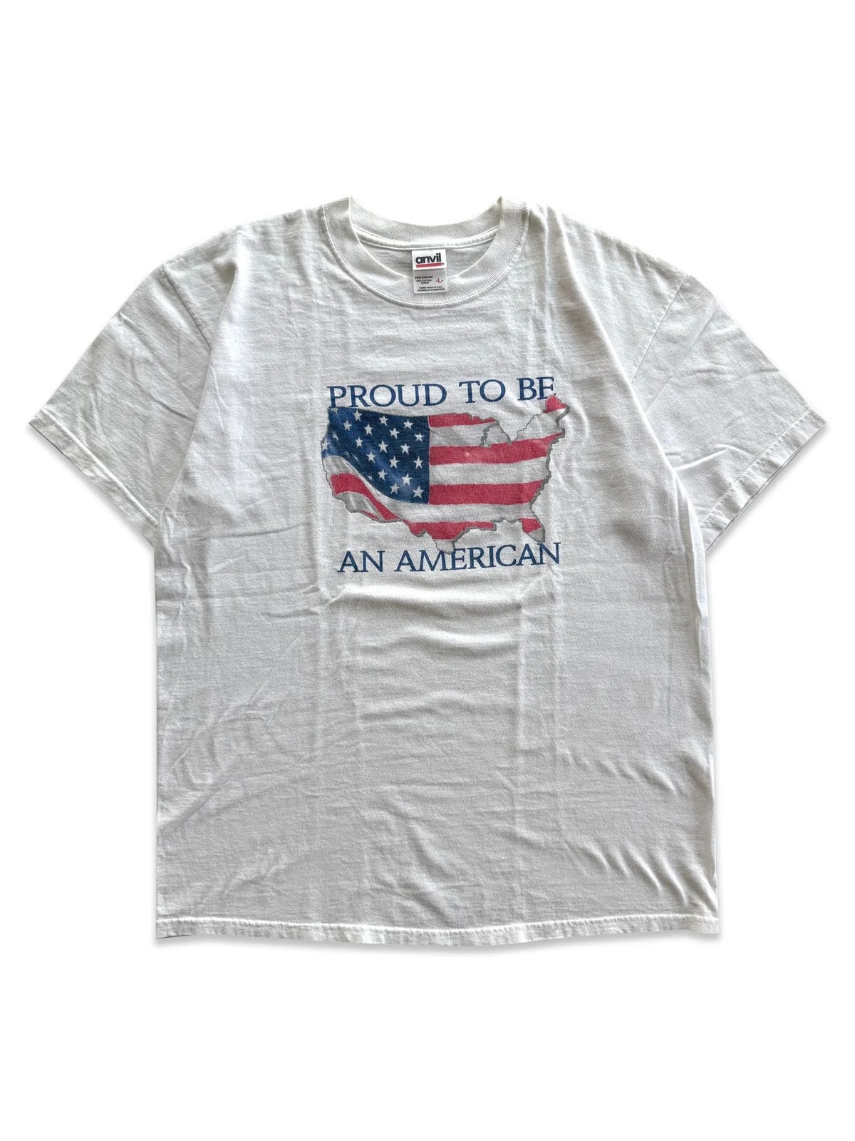 2000s Y2K "Proud To Be An American" USA Tee — streetwear — resale