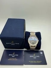 Breitling Navitimer Rose Gold Steel Automatic 41mm Grey Dial U17326 B+P 2