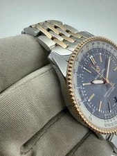 Breitling Navitimer Rose Gold Steel Automatic 41mm Grey Dial U17326 B+P 4