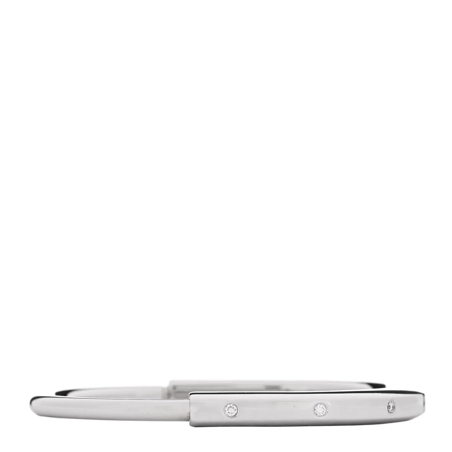 18K White Gold Tiffany Lock Bangle 2