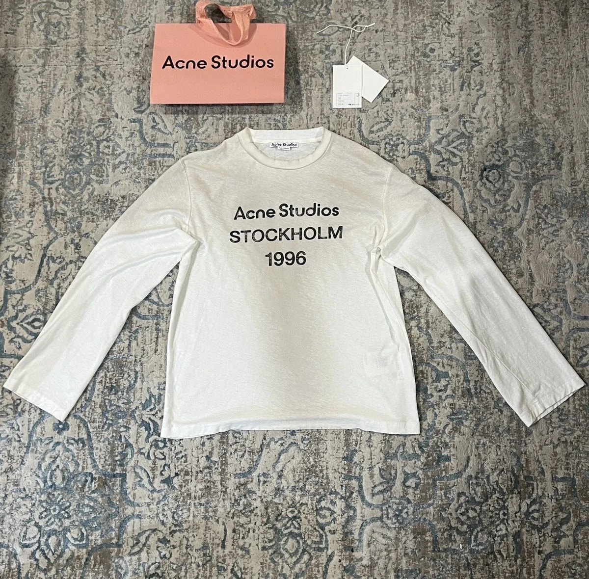 Acne Studios — Acne Studios 1996 Logo Long Sleeve — streetwear — resale