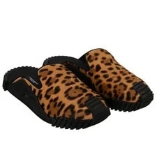Dolce & Gabbana — Dolce & Gabbana Leopard Fur Slip-On , , NS1, 13722 — Sneaker — resale