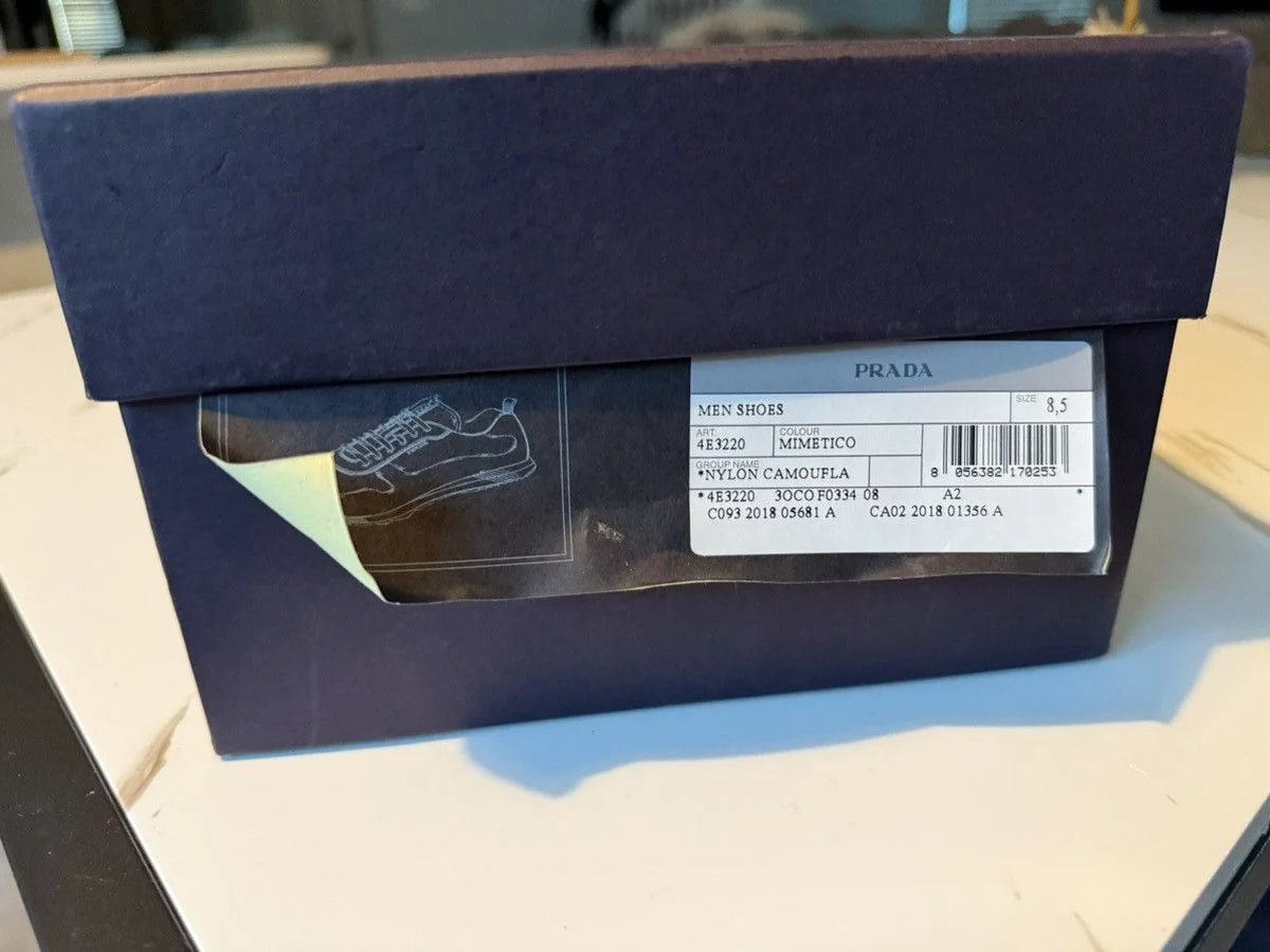 Prada — Prada Camouflage Size UK 8.5 / US — Sneaker — resale