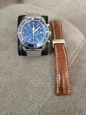 Breitling Super Ocean Heritage Blue Dial Chronograph A13320 With Extra Band 2