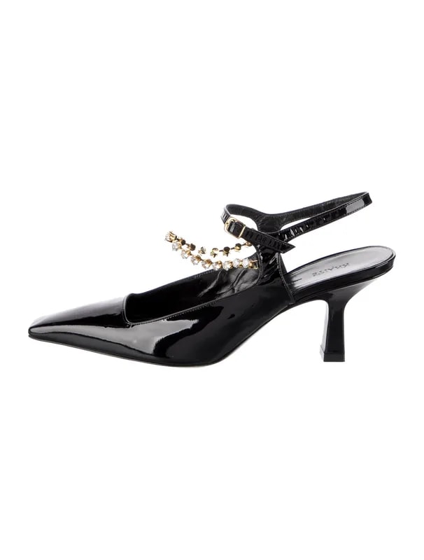 Khaite — Embellishments Slingback — Designer Shoe — resale