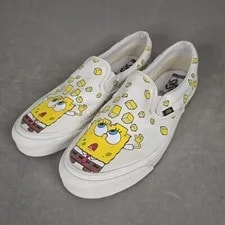 Vans Vault X SpongeBob SquarePants OG Classic Slip-On LX Checkerboard Block Sz13 2