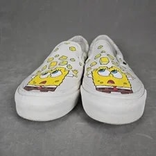 Vans Vault X SpongeBob SquarePants OG Classic Slip-On LX Checkerboard Block Sz13 3