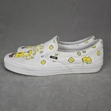Vans Vault X SpongeBob SquarePants OG Classic Slip-On LX Checkerboard Block Sz13 4