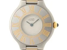Cartier — Cartier Must 21 Stainless Steel Ivory Dial — Watch — resale