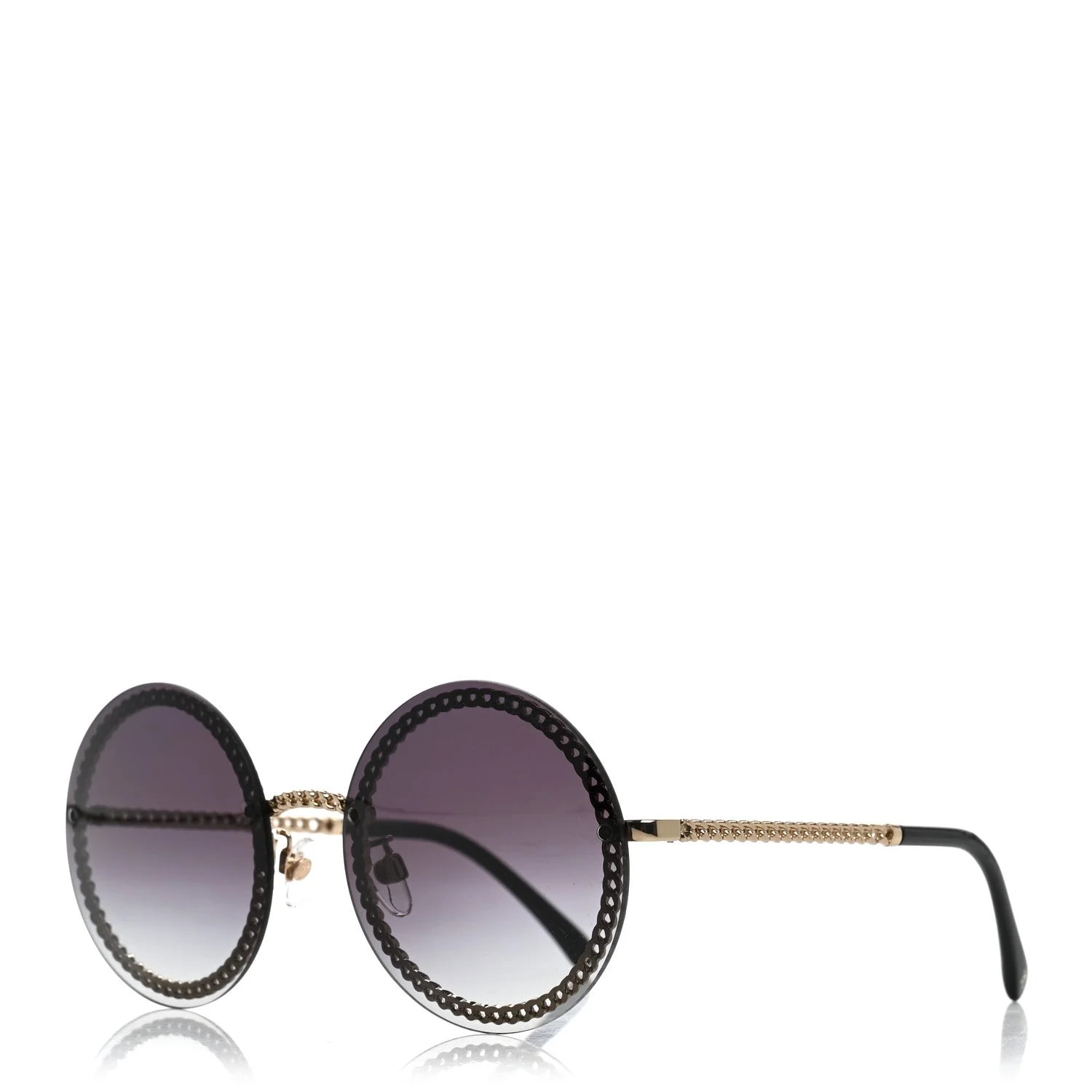 Chanel — Round Chain Sunglasses 4245 — Accessory — resale