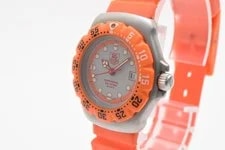 [N ] Tag Heuer Formula 1 373.508 Orange Date 28 Mm Quartz 4
