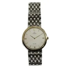 Omega de Ville Antique Quartz Roman Silver Color GColor Silver 2