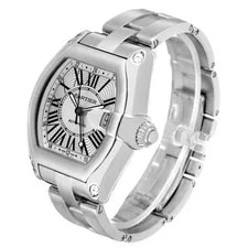 Cartier Roadster GMT Steel Silver Dial W62032X6 3