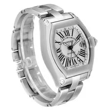 Cartier Roadster GMT Steel Silver Dial W62032X6 4