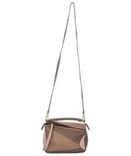 Loewe Puzzle Mini Handbags BrownxPink 2200698720022 3