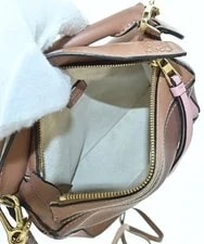Loewe Puzzle Mini Handbags BrownxPink 2200698720022 4