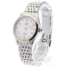 Tudor 1926 91351 28mm SS/K18PG Silver Dial Automatic Date #C234 2