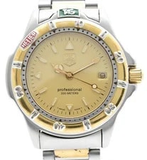 TAG Heuer — TAG Heuer 4000 WF1221-K0 Gold 35mm Midsize Quartz Swiss — Watch — resale