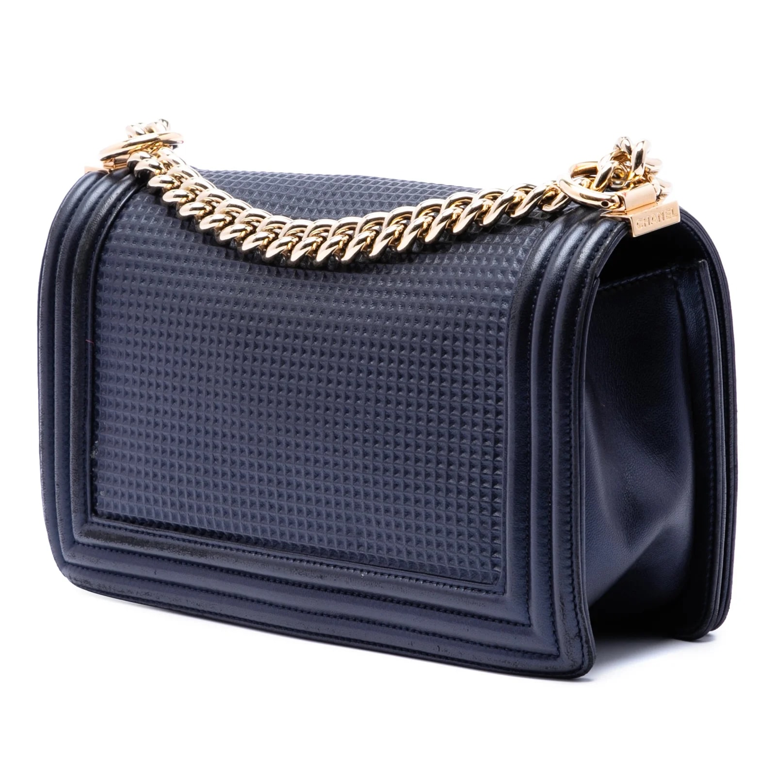 Old Medium Embossed Cube Boy Flap 2