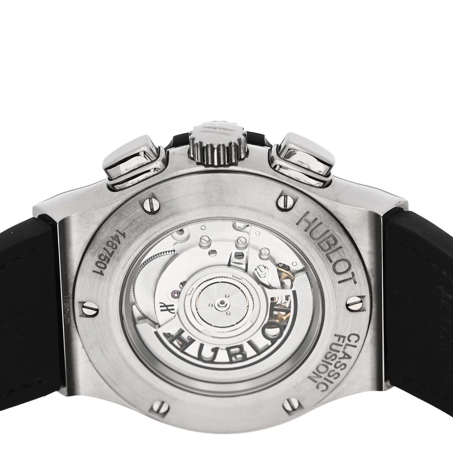 Titanium Alligator 42mm Classic Fusion Chronograph Automatic Black 541.NX.1171.RX 4