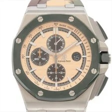 Audemars Piguet — Audemars Piguet Royal Oak Offshore 26400SO.OO.A054CA.01 SS & Rubber AT Beige — Watch — resale